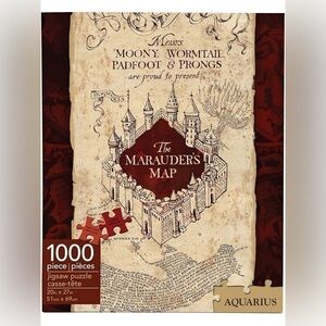 AQUARIUS Harry Potter Puzzle Marauder's Map (1000 Piece Jigsaw‎ Puzzle)- 20x27in